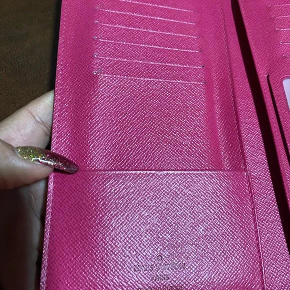 Louis Vuitton Murakami Eugenie Multicolor Trifold Long Wallet Pink - Picture 13 of 16